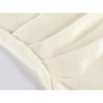 Draped Knit Turtleneck Sweater