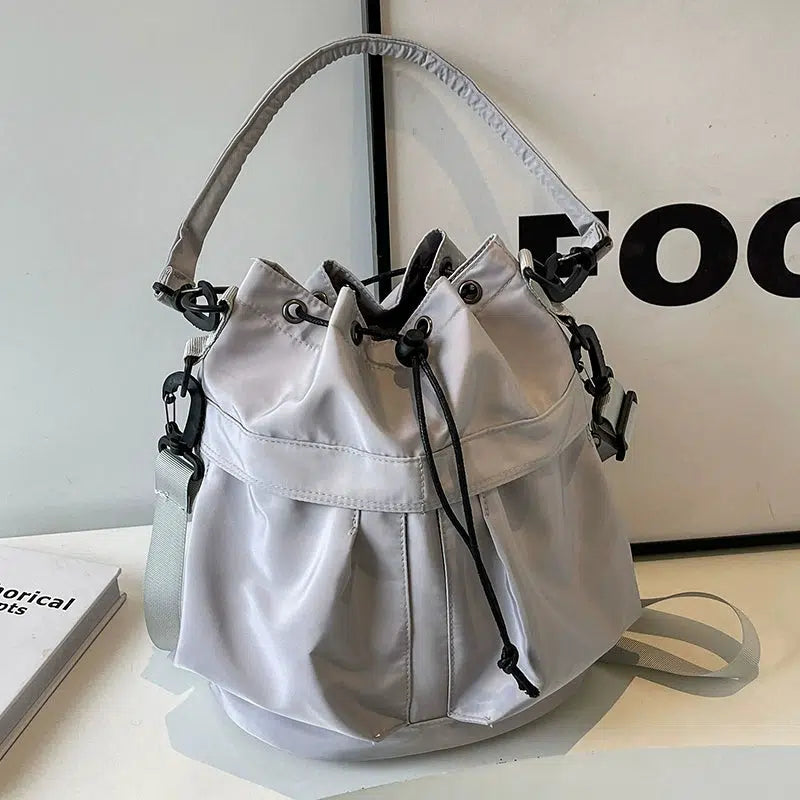 Drawstring Bucket Shape Bag