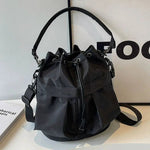 Drawstring Bucket Shape Bag