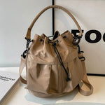 Drawstring Bucket Shape Bag