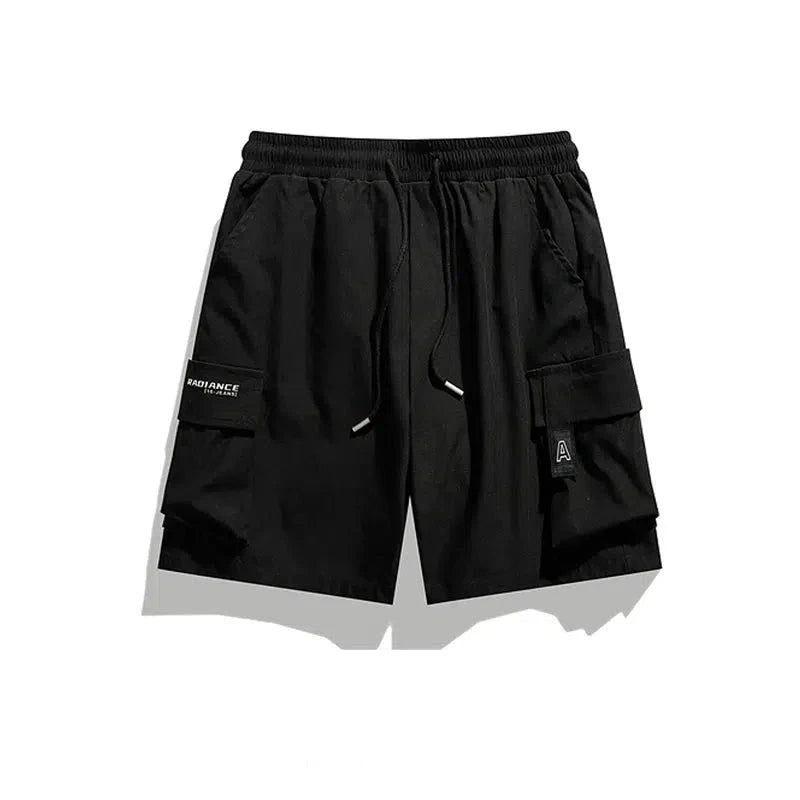 Drawstring Cargo Shorts