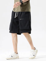 Drawstring Cargo Shorts