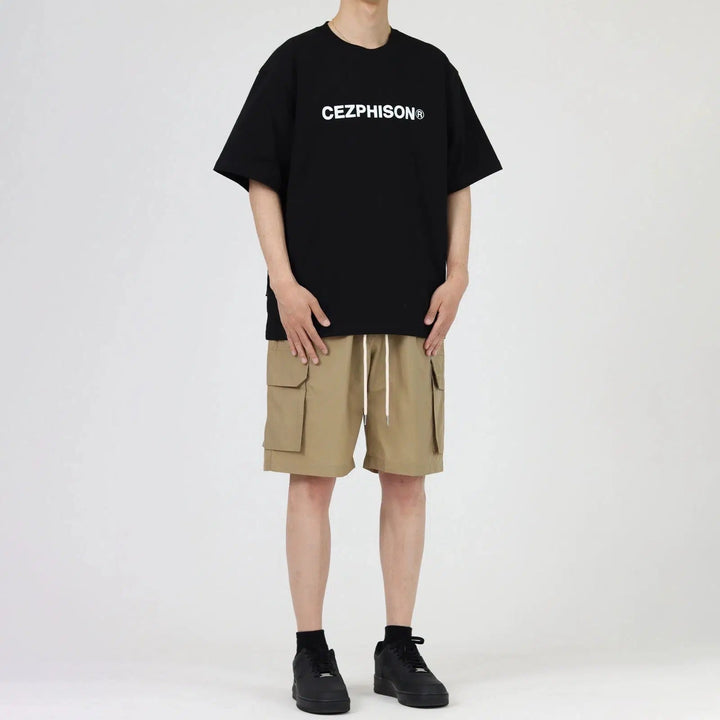 Drawstring Cargo Shorts