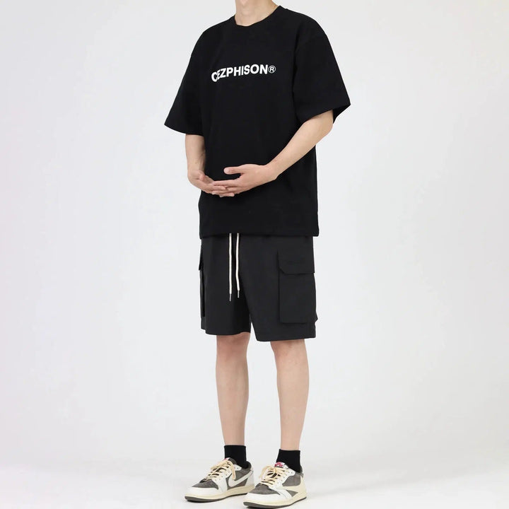 Drawstring Cargo Shorts
