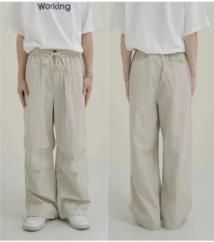 Drawstring Casual Pants