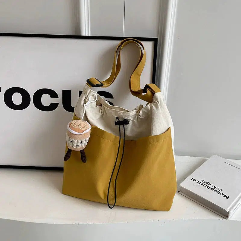 Drawstring Casual Shoulder Bag
