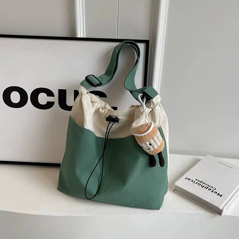 Drawstring Casual Shoulder Bag