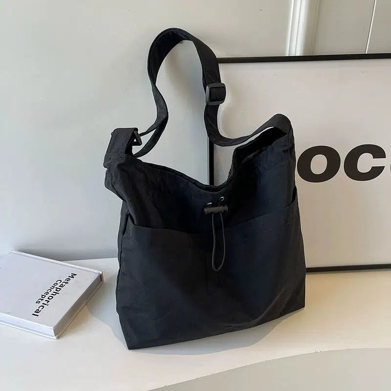 Drawstring Casual Shoulder Bag