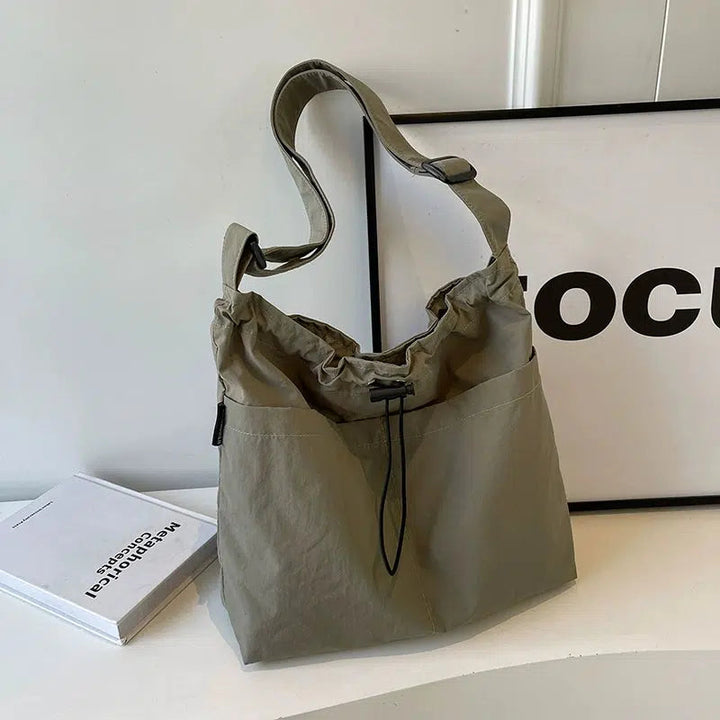 Drawstring Casual Shoulder Bag