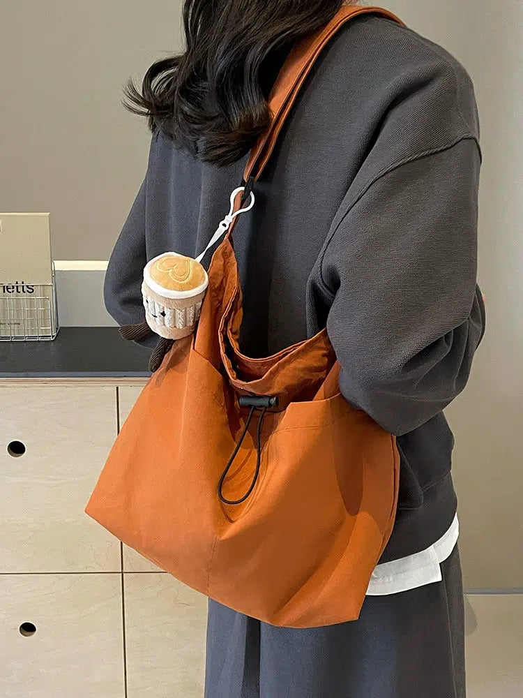 Drawstring Casual Shoulder Bag