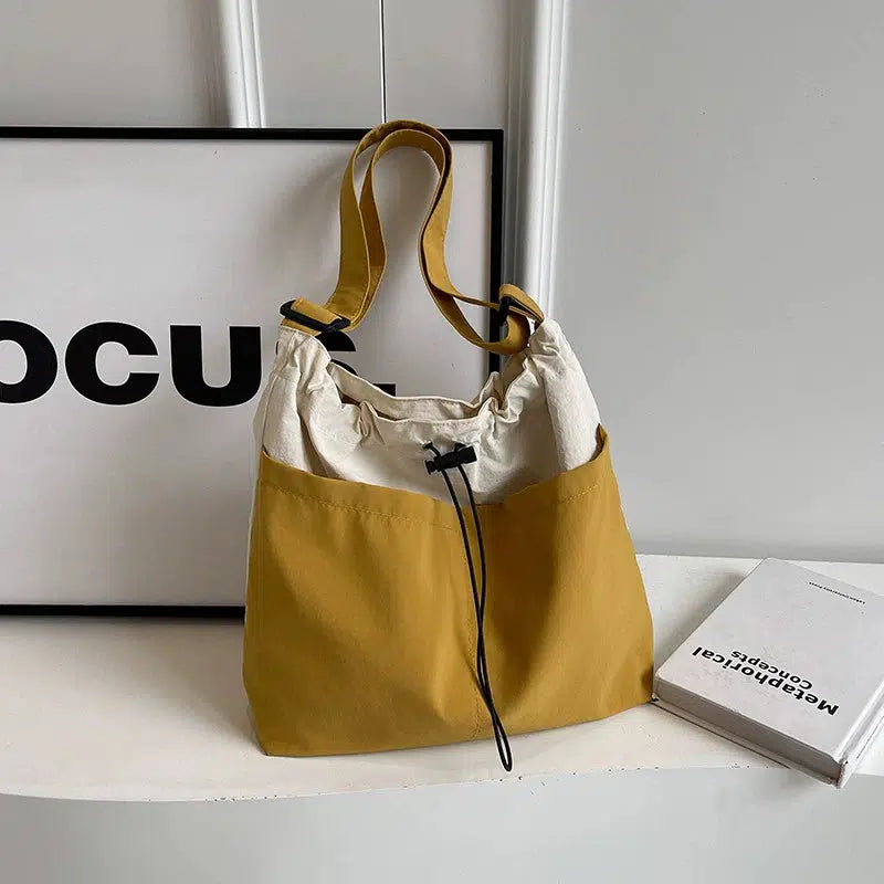 Drawstring Casual Shoulder Bag