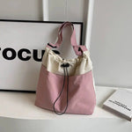 Drawstring Casual Shoulder Bag
