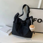 Drawstring Casual Shoulder Bag