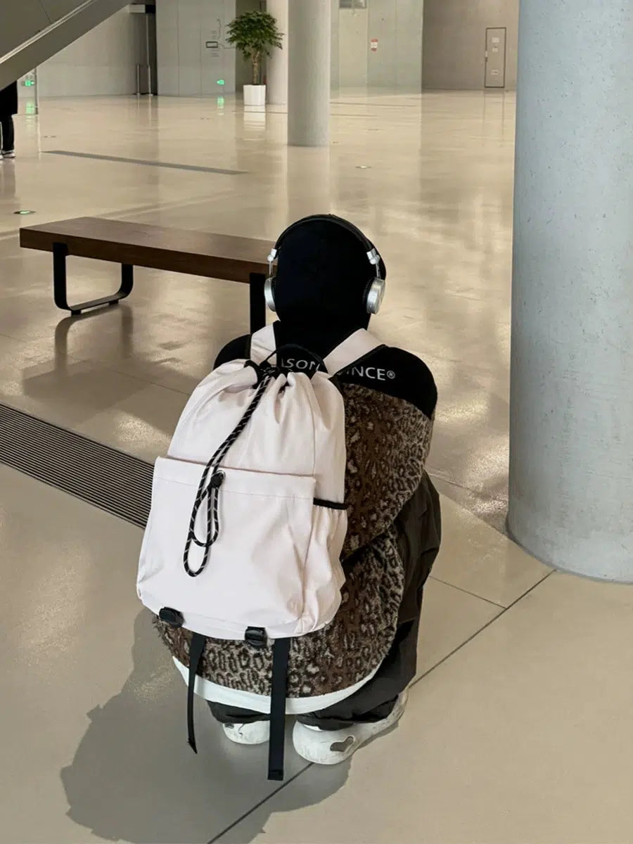 Drawstring Closure Casual Backpack