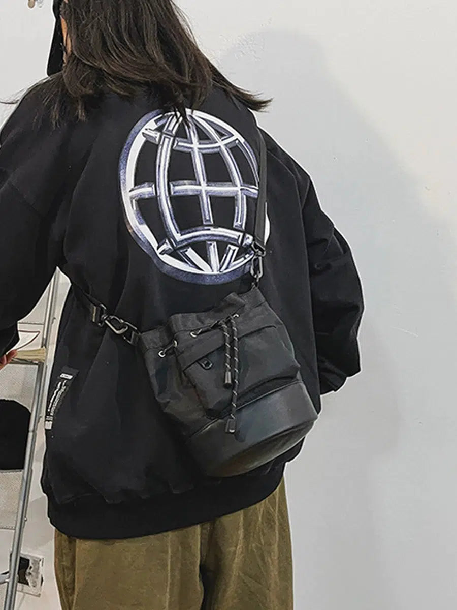 Drawstring Closure Crossbody Bag