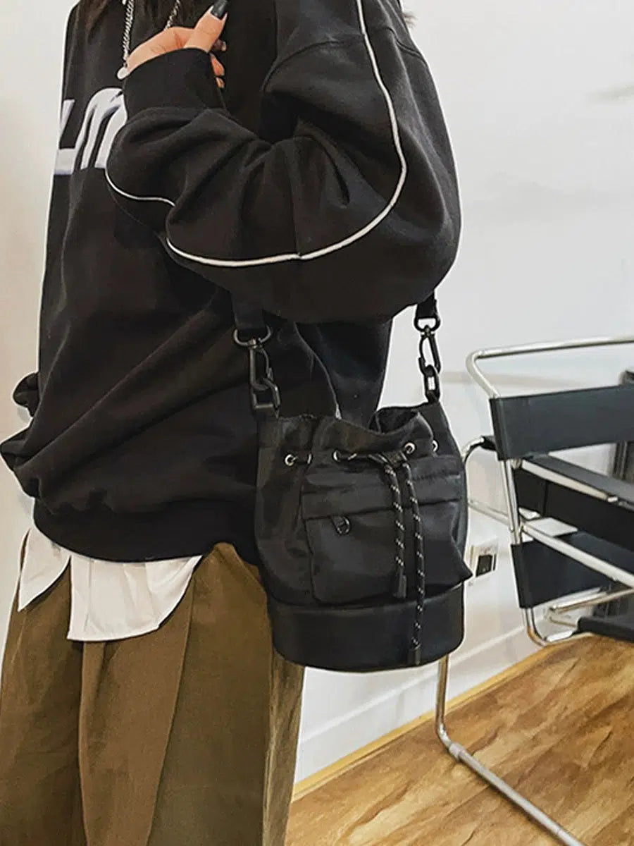 Drawstring Closure Crossbody Bag