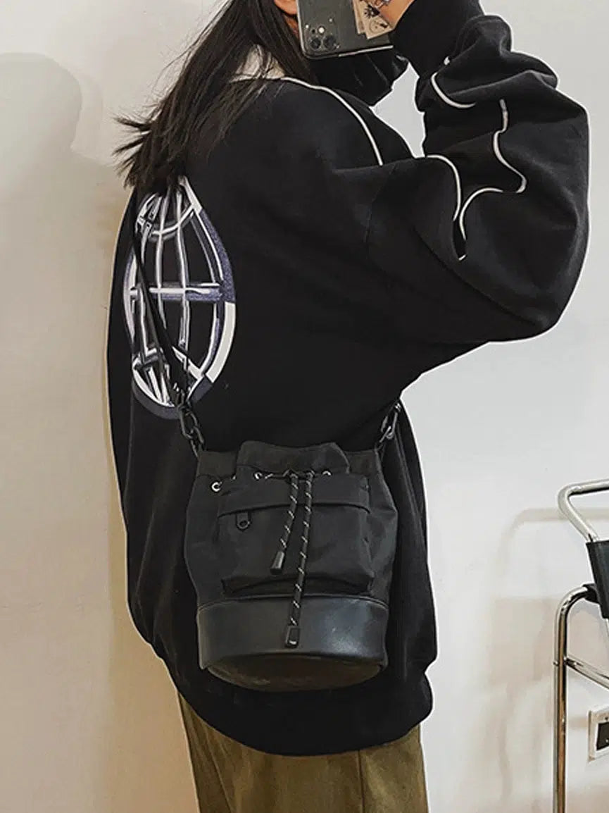 Drawstring Closure Crossbody Bag