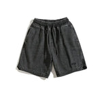 Drawstring Denim Shorts