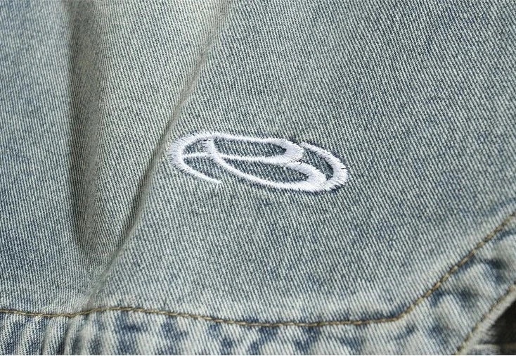 Drawstring Denim Shorts