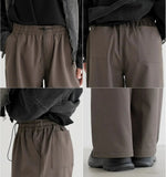 Drawstring Elastic Waist Paratrooper Pants
