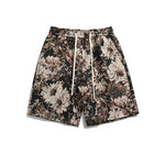 Drawstring Floral Beach Shorts