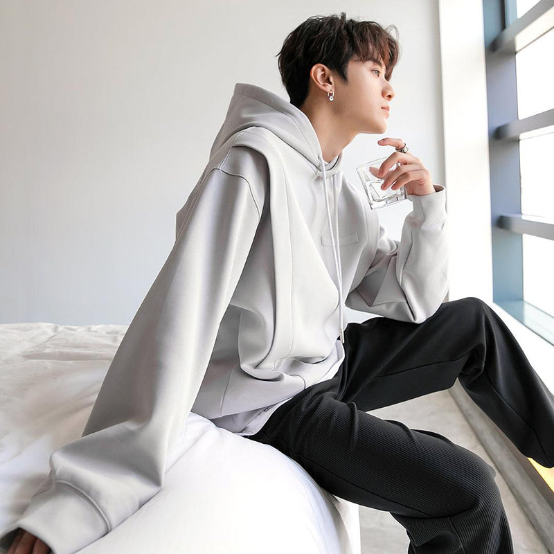 Grey Drawstring Hoodie | Jungkook - BTS Grey 3XL