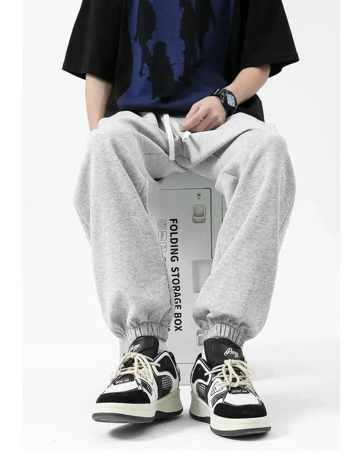 Drawstring Jogging Sweatpants