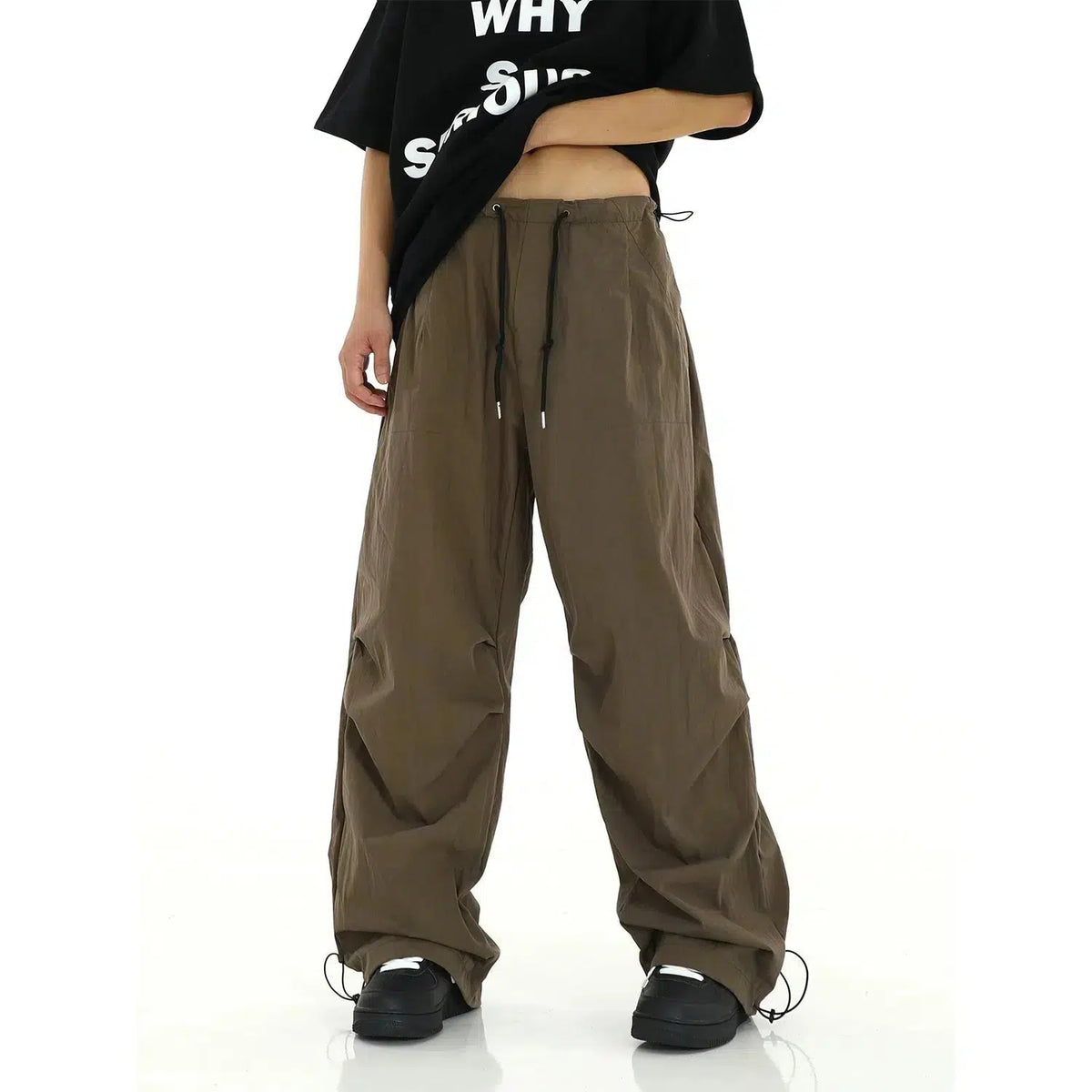 Drawstring Paratrooper Pants