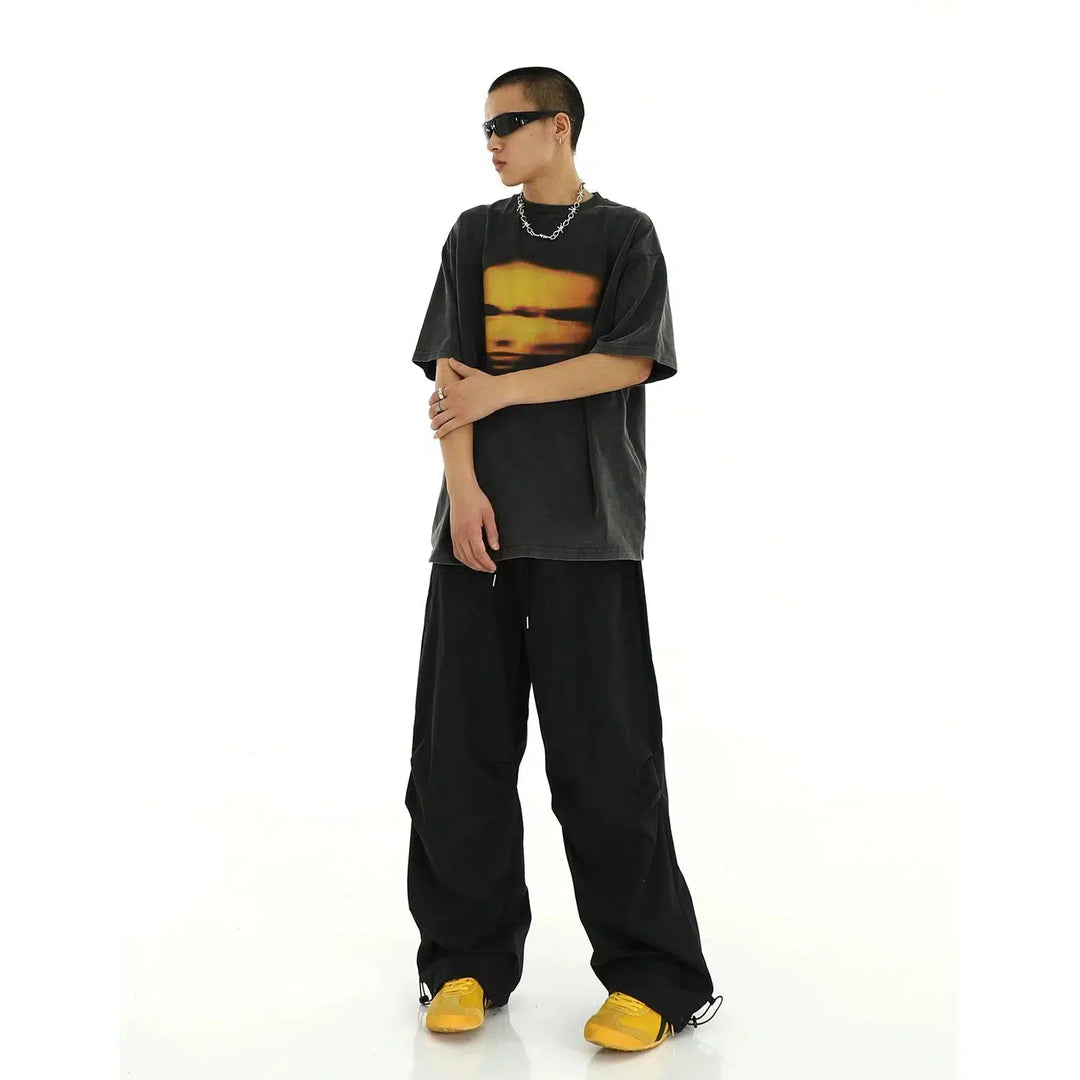 Drawstring Paratrooper Pants