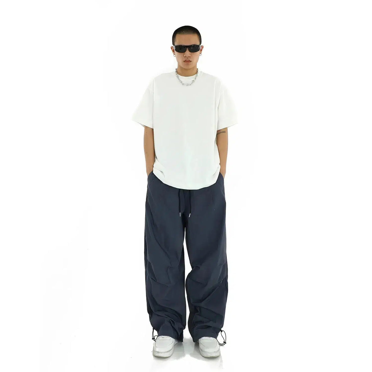 Drawstring Paratrooper Pants