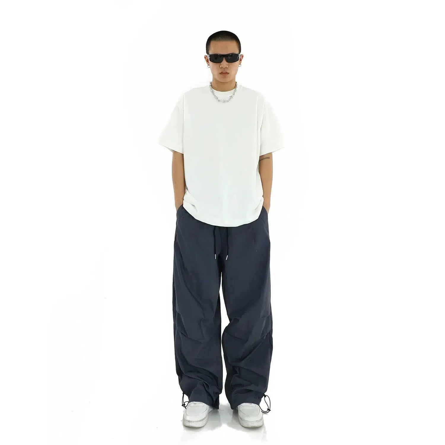 Drawstring Paratrooper Pants