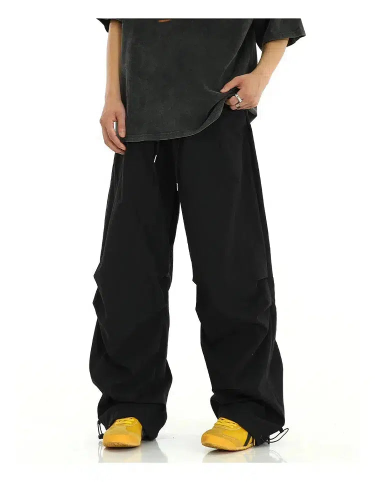 Drawstring Paratrooper Pants