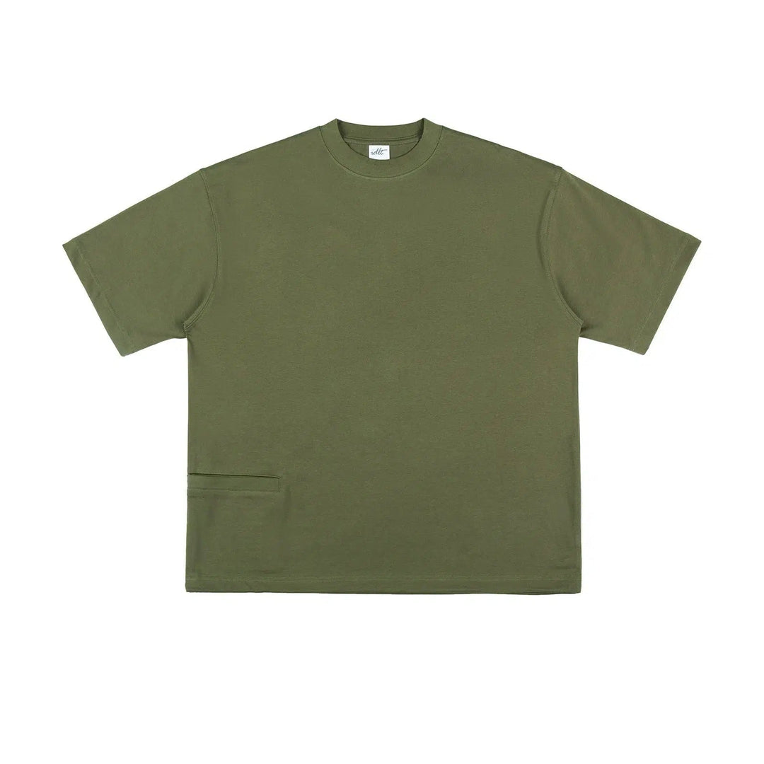Drawstring Pocket Outdoor T-shirt