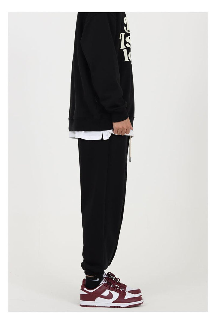 Drawstring Sewing Stitching Sports Pants