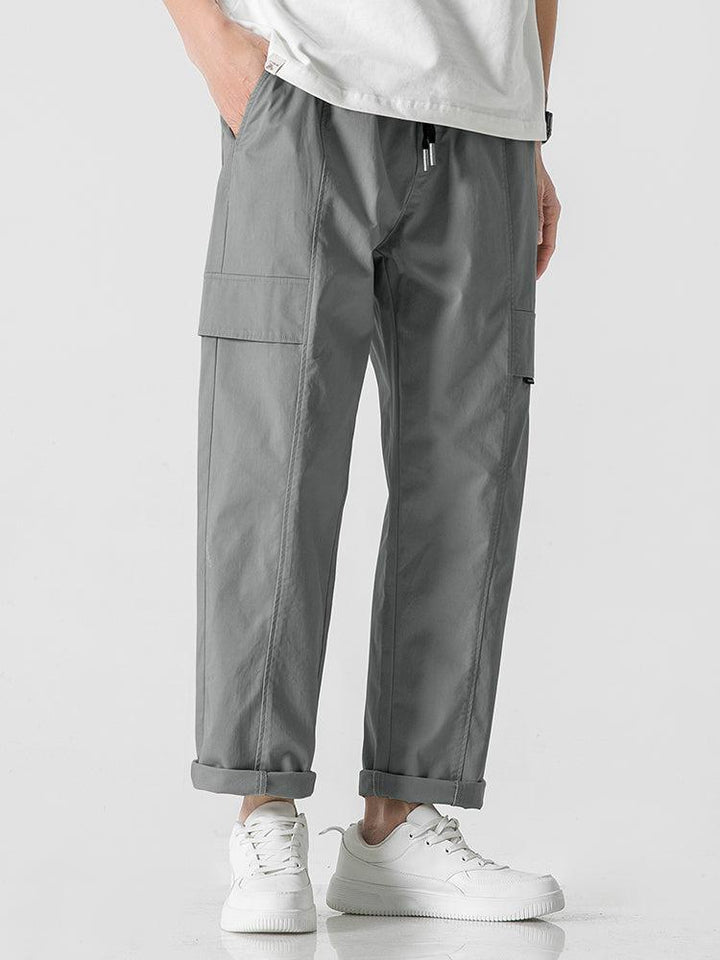 Drawstring Summer Cargo Pants