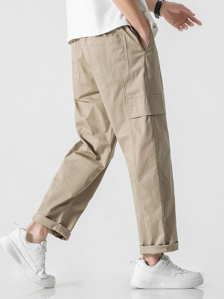 Drawstring Summer Cargo Pants