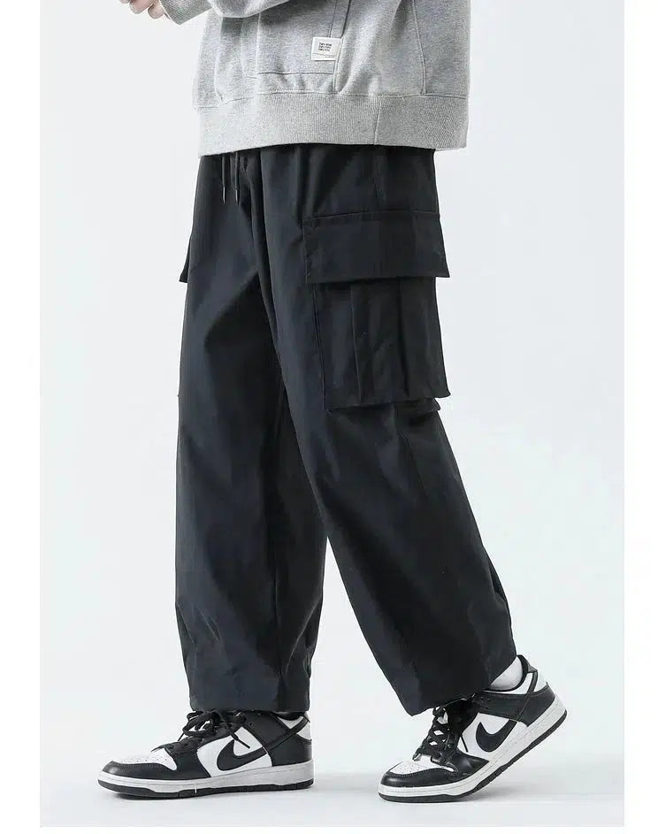 Drawstring Utility Cargo Pants