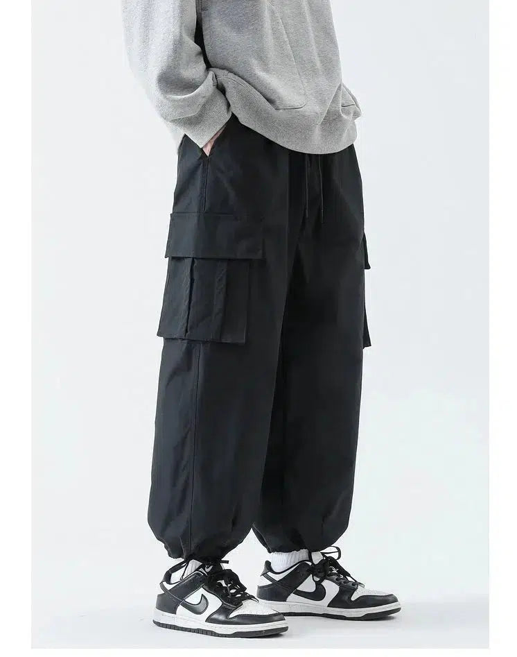 Drawstring Utility Cargo Pants
