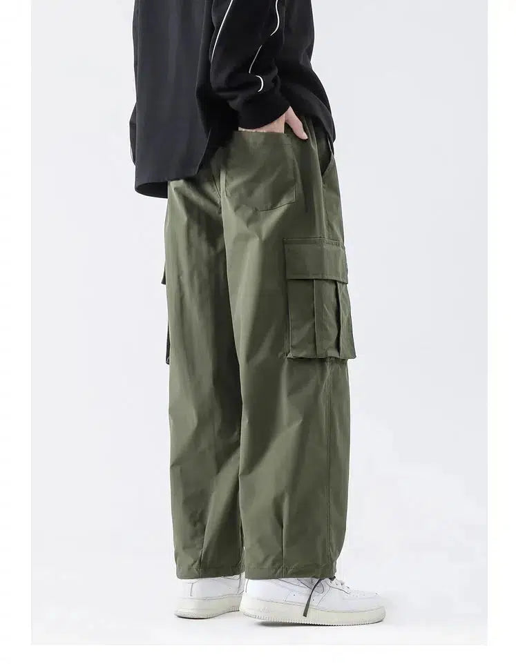 Drawstring Utility Cargo Pants