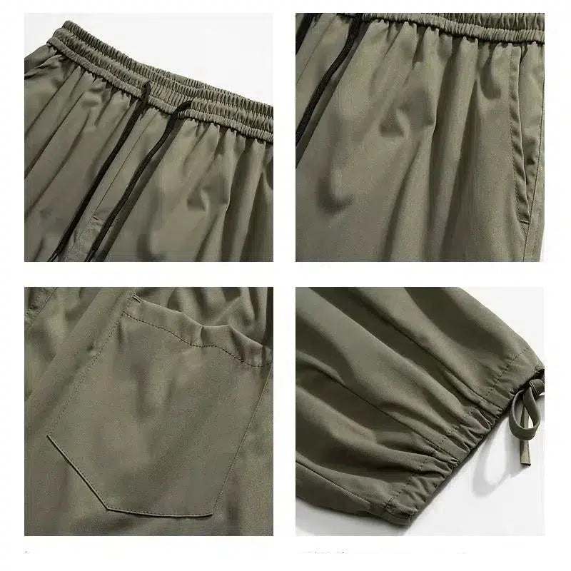 Drawstring Utility Cargo Pants