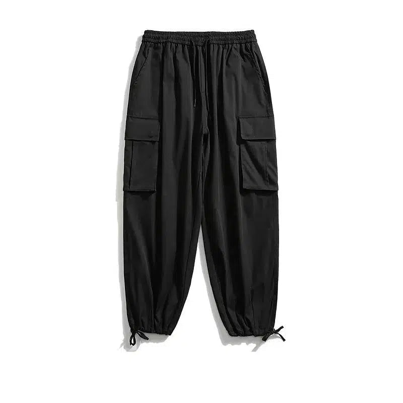 Drawstring Utility Cargo Pants