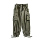 Drawstring Utility Cargo Pants
