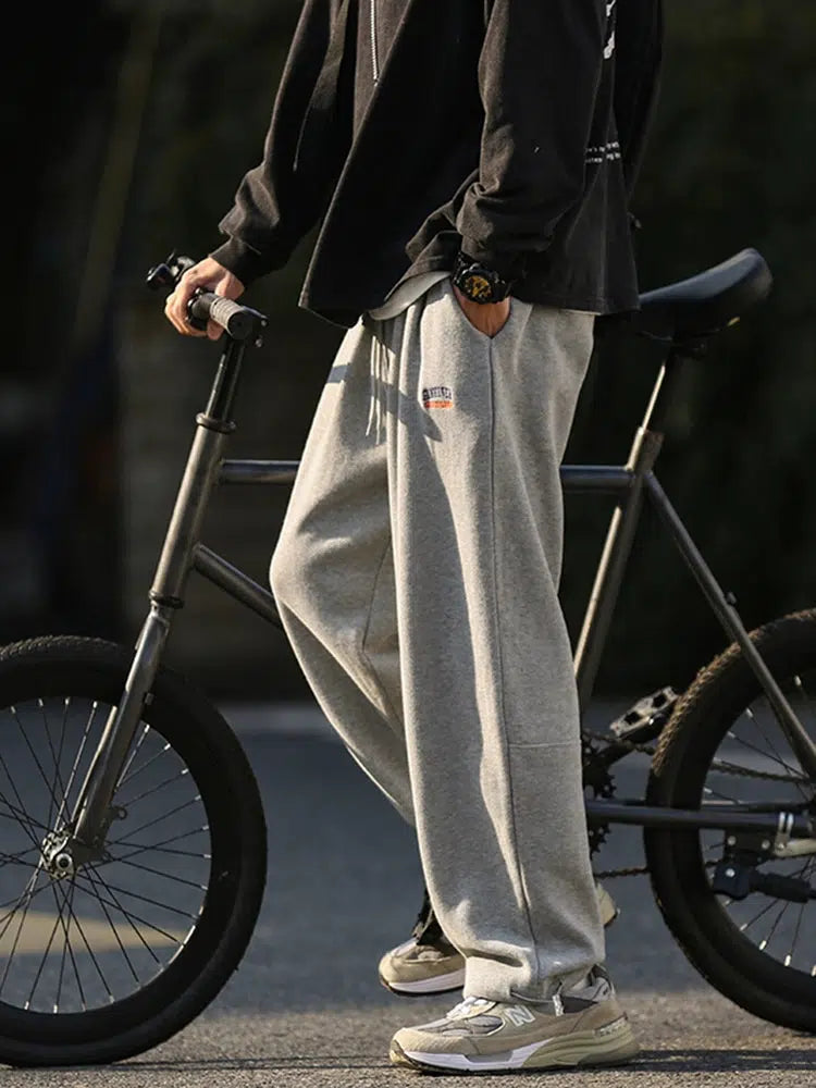 Drawstring Waist Sports Pants