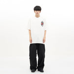 Drawstring Wide Cut Parachute Pants