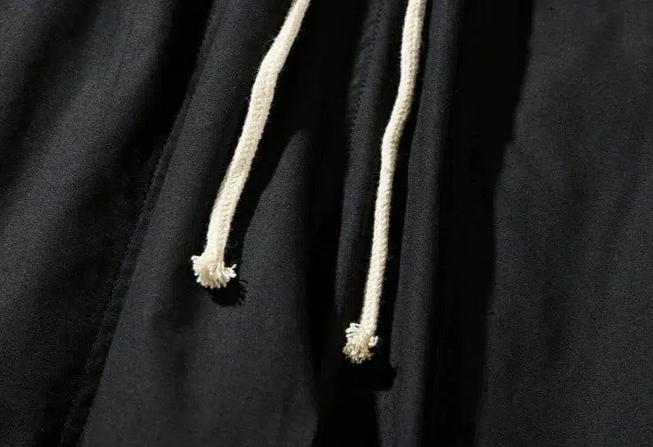 Drawstring Wide Leg Pants