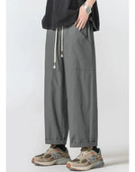 Drawstring Wide Leg Pants