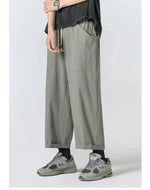 Drawstring Wide Leg Pants