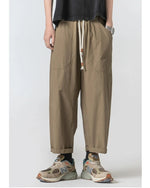Drawstring Wide Leg Pants