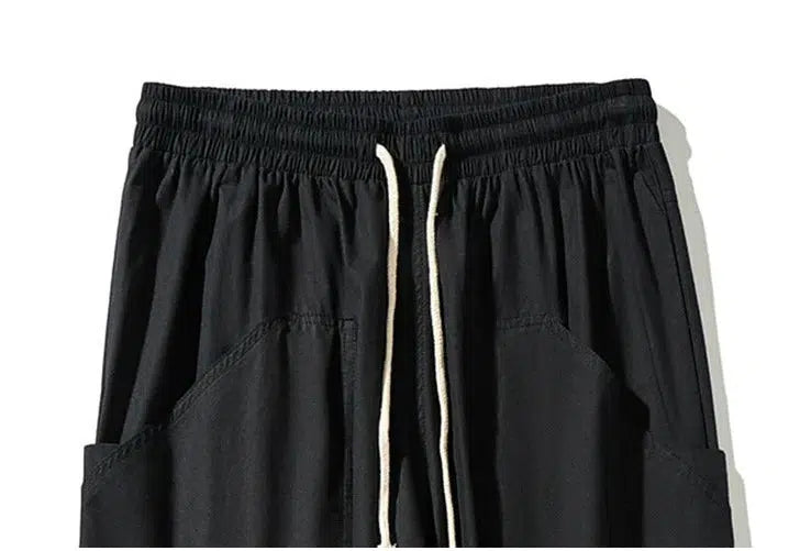 Drawstring Wide Leg Pants