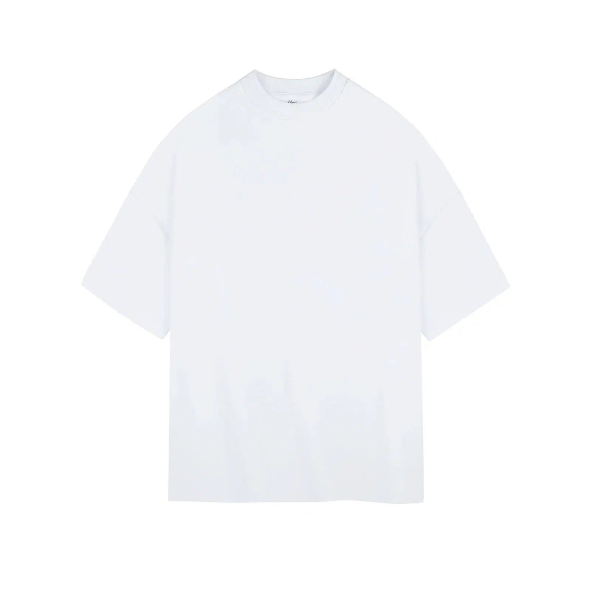 Drop Shoulder Half Turtleneck Shirt